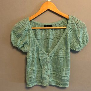 Anne Klein Knit Crop Cardigan